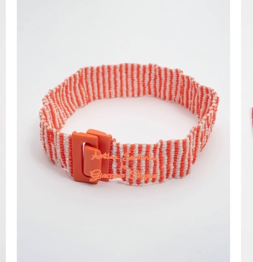 Antica Sartoria 2025 Expandable Orange Belt Nwt O/S Great Fit