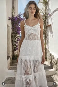 Antica Sartoria 2024 Beautiful White Lace Dress /cover Up Beach NWT  O/S