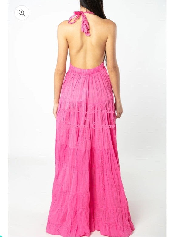 Antica Sartoria 2025 Gorgeous Pink Backless Long Dress NWT O/S