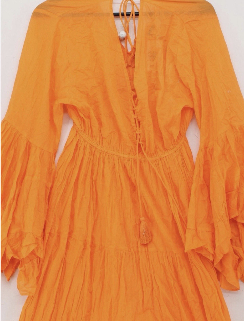 Antica Sartoria 2025 Long Cantaloupe Flare Dress NWT O/S