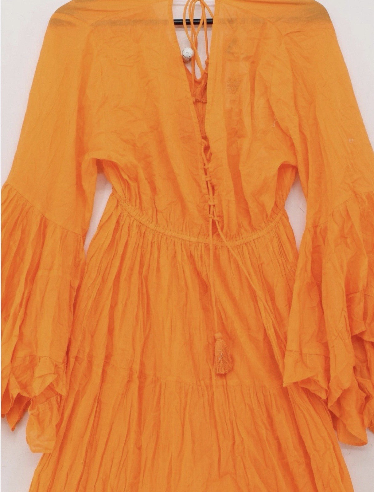Antica Sartoria 2025 Long Cantaloupe Flare Dress NWT O/S