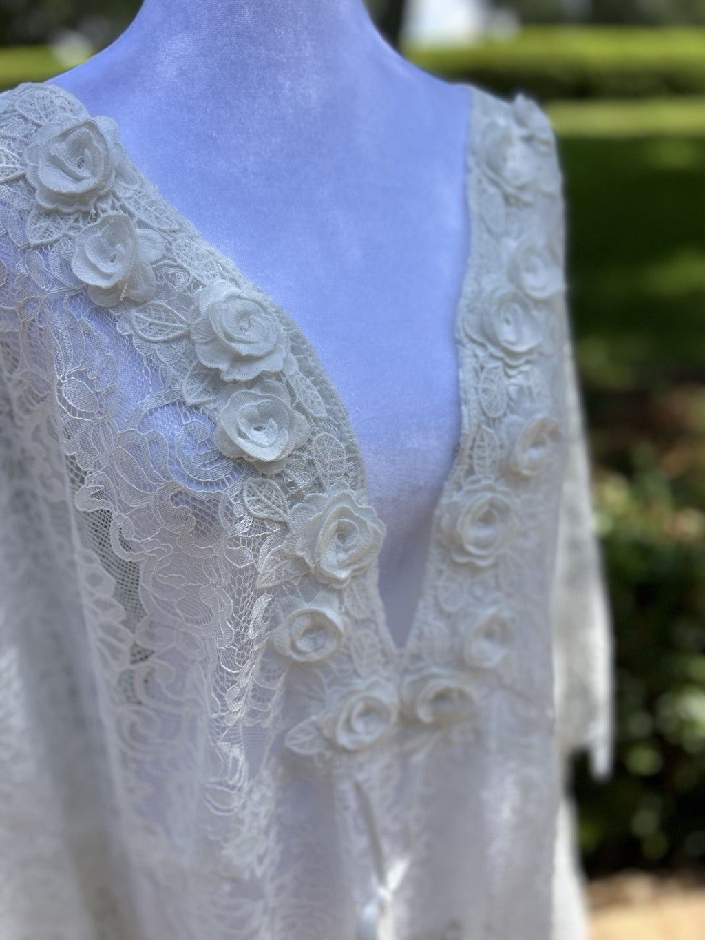 Antica Sartoria 2024 White Lace Knitted Kaftan Mumu Gorgeous NWT O/S