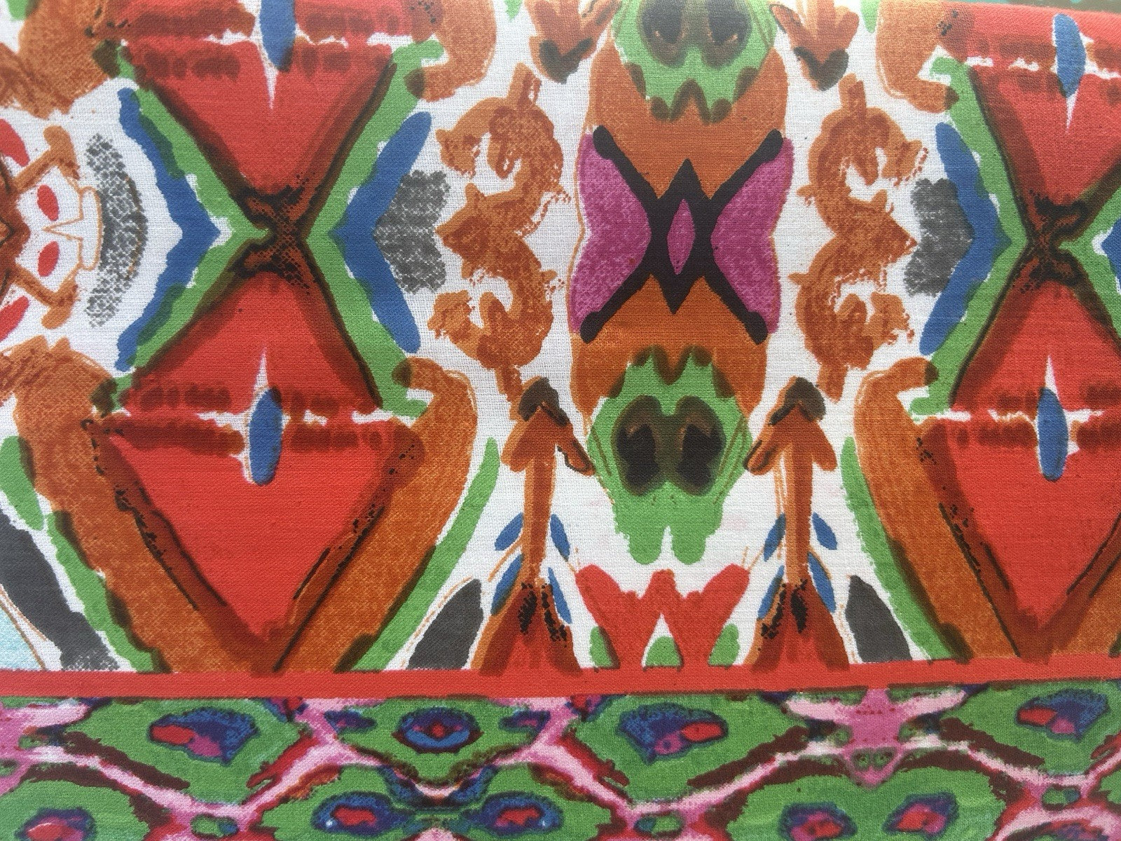 Antica Sartoria Red Orange Green Sequins Clutch Bag Gorgeous Nwt