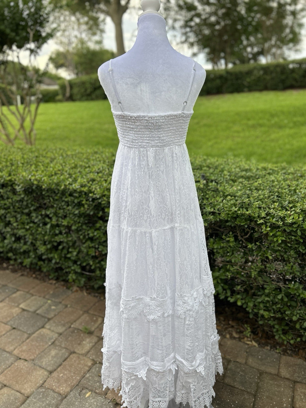 Antica Sartoria 2024 Beautiful White Lace Dress And Skirt NWT O/S