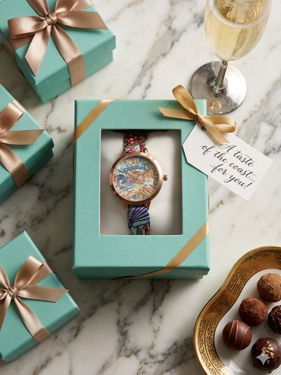 ANTICA SARTORIA 2025 POSITANO CITY LIFE WATCH TIE BACK NWT