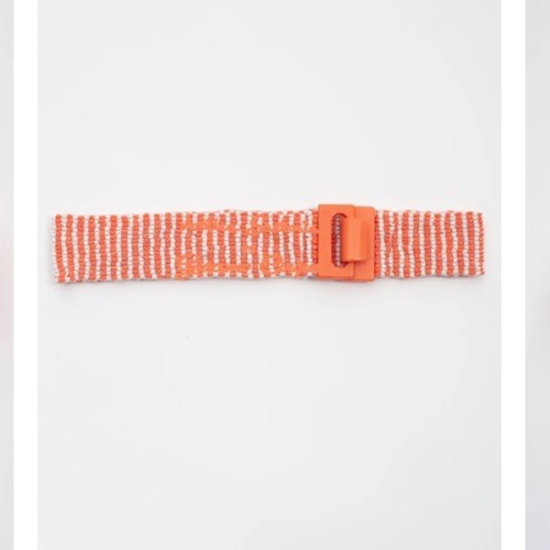 Antica Sartoria 2025 Expandable Orange Belt Nwt O/S Great Fit