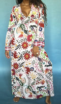 Antica Sartoria 2024 Flower Flowers Long Mumu/ Dress/ Kaftan S/M