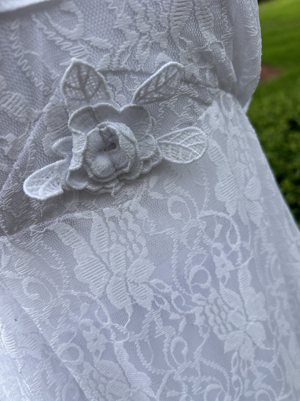 Antica Sartoria 2024 Beautiful White Lace Dress And Skirt NWT O/S