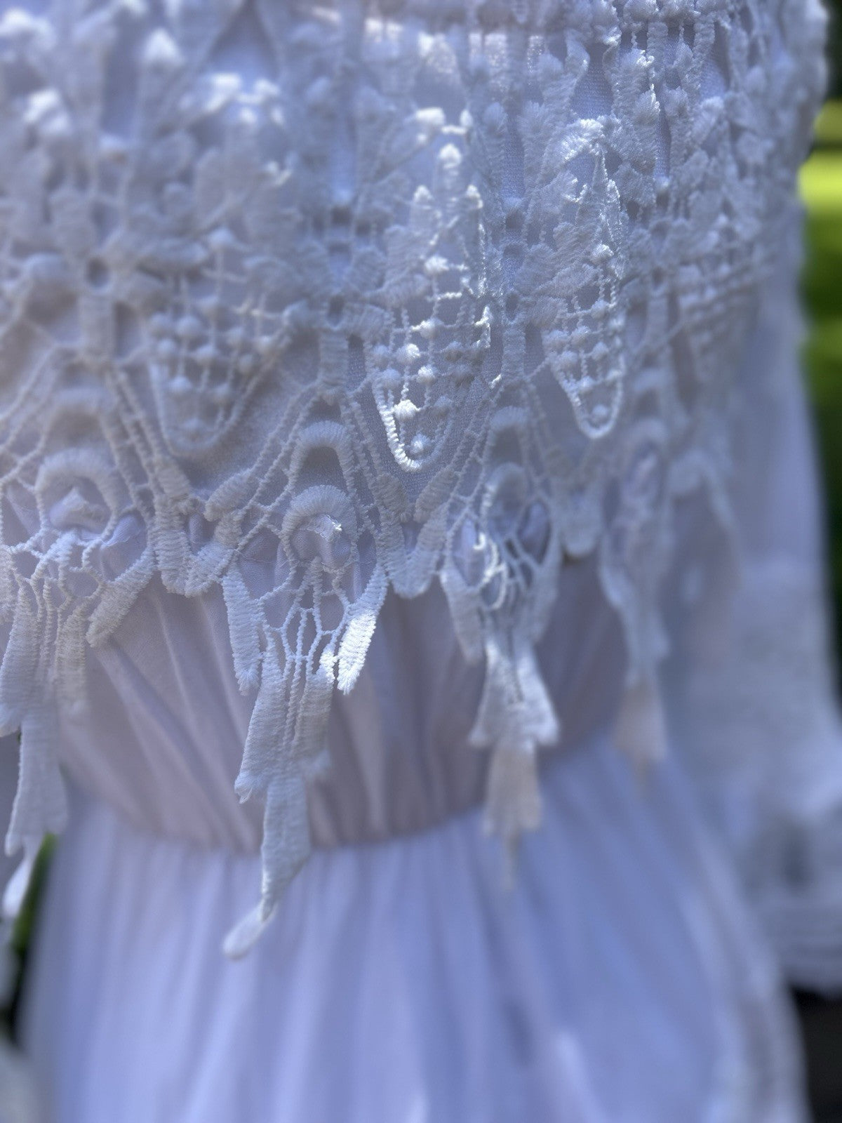 Antica Sartoria Short White Lace & Cotton Dress Gorgeous NWT O/S