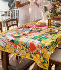 Antica Sartoria 2026 Capri By The Sea Pink Tablecloth 70 X 72 Nwt