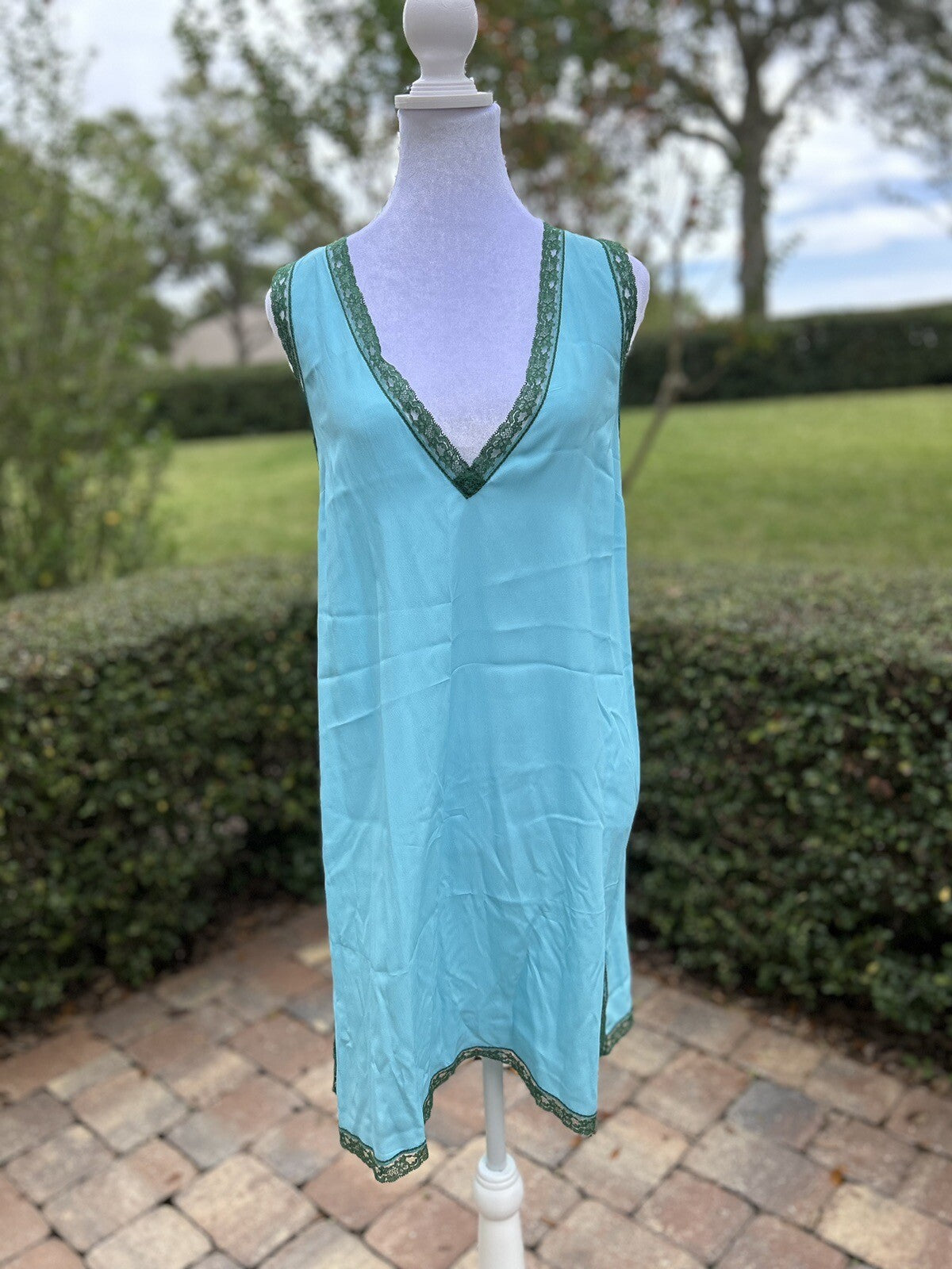 GUCCI LOVE PARADE souvenir from Los Angeles ocean print A LINE DRESS Size 42
