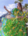 Antica Sartoria 2026 Gorgeous Green Lemon Skirt Top Set  NWT O/S