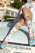 Antica Sartoria 2026 Coral Novelty Socks So Fun Positano Nwt O/S