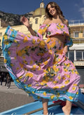 Antica Sartoria 2026 Gorgeous Pink Lemon Skirt Top Set  NWT O/S