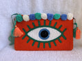 Antica Sartoria 2025 Eye Bag Clutch Orange Gorgeous NWT