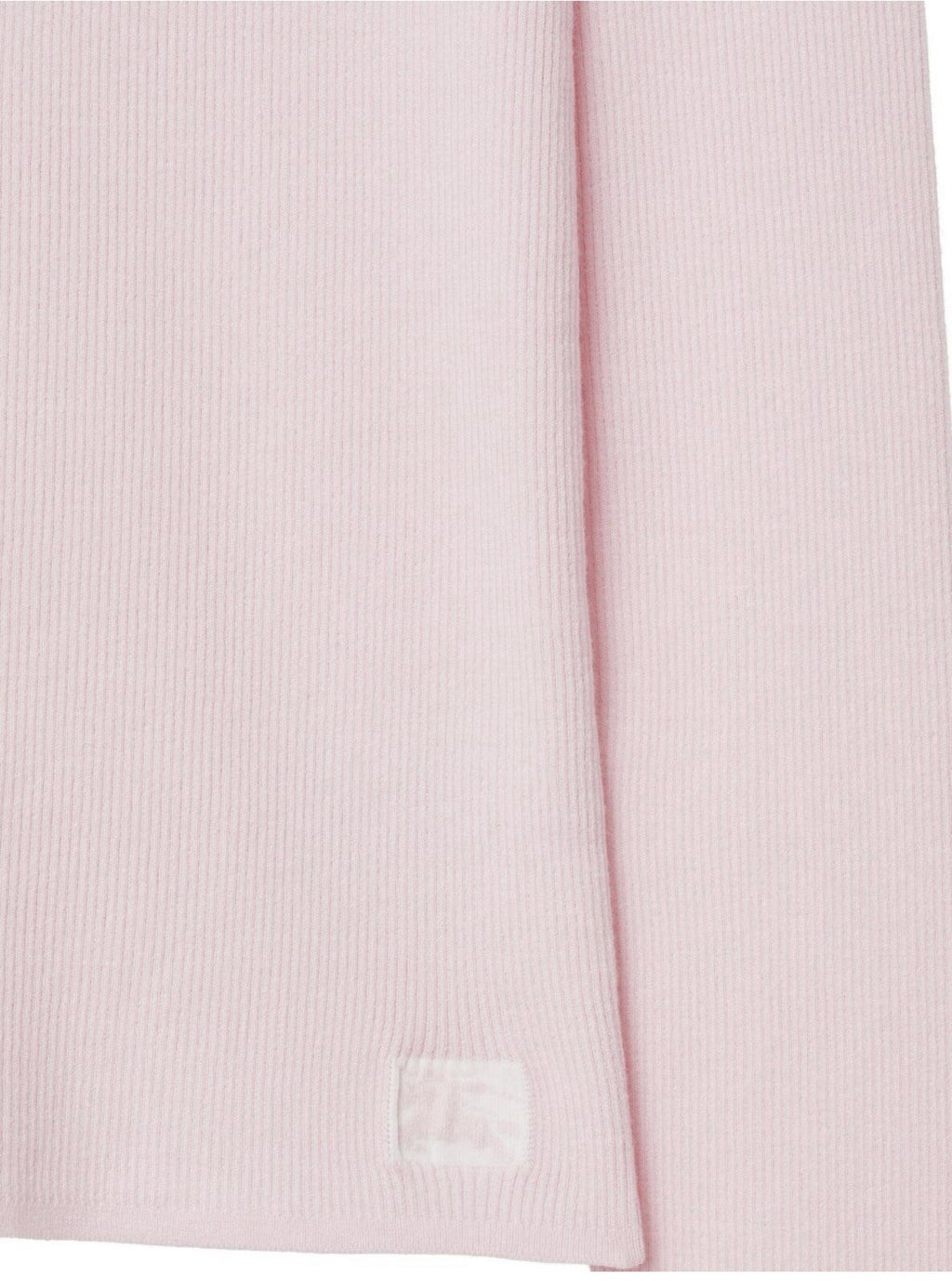Burberry Logo Patch Rib Knit Jumper Medium New Pretty Pink