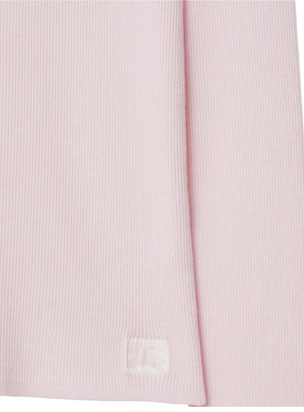 Burberry Logo Patch Rib Knit Jumper Medium New Pretty Pink