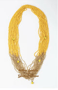 Antica Sartoria 2025 Gold Yellow 🍋 Beaded Necklace