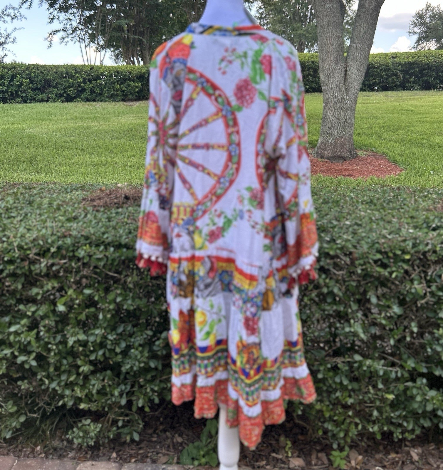Antica Sartoria 2024 Scillian Wheel & Knights White Red Dress Beautiful NWT O/S