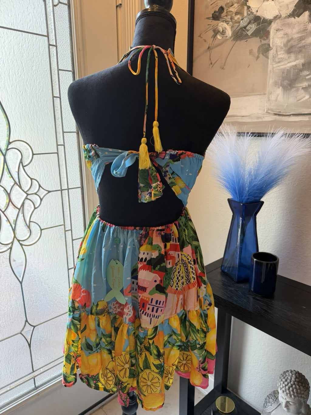 Antica Sartoria 2026 Positano Halter Dress Capri By The Sea NWT O/S