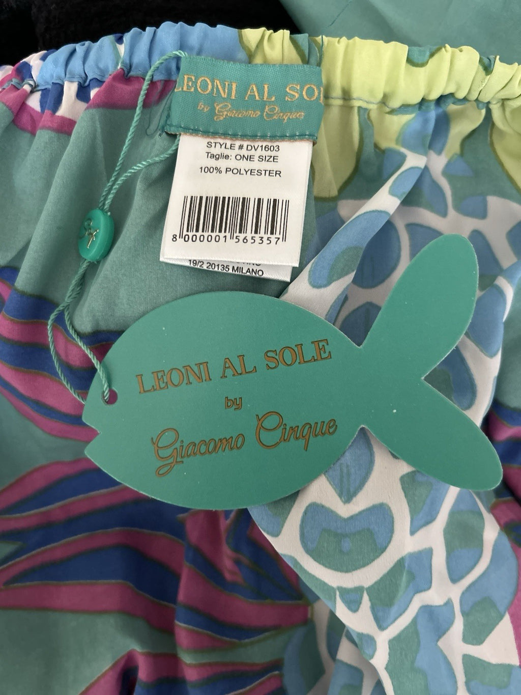 ANTICA SARTORIA 2024 AQUA FLOWERS PANTS SET O/S NWT BEAUTIFUL