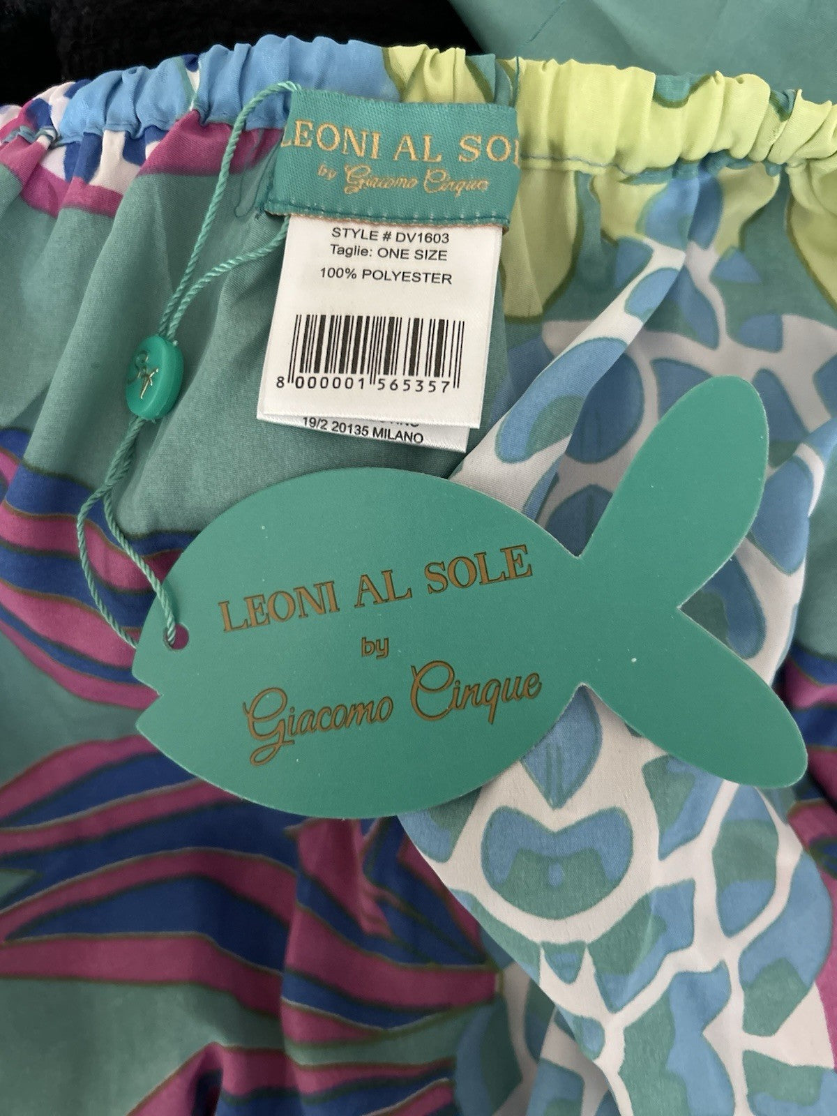 ANTICA SARTORIA 2024 AQUA FLOWERS PANTS SET O/S NWT BEAUTIFUL