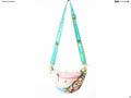 Antica Sartoria Aqua White Adjustable Strap Pouch Bag Beach Nwt