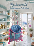 ANTICA SARTORIA 2026 AQUA & PINK FISH LINING “Sample”  BِِEACH TOTE BAG