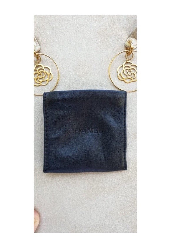Chanel Camellia 18k Yellow Gold Flower Necklace Total Gold Weight 45.3G