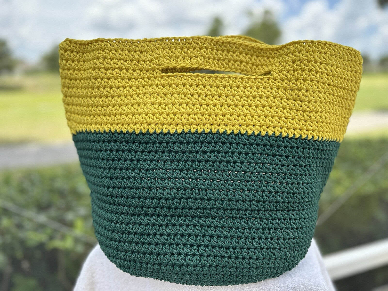 Crochet Hand Woven Evil Eye Bag Luxury Macrame knit Bucket bag Multicolor 🧶🧿