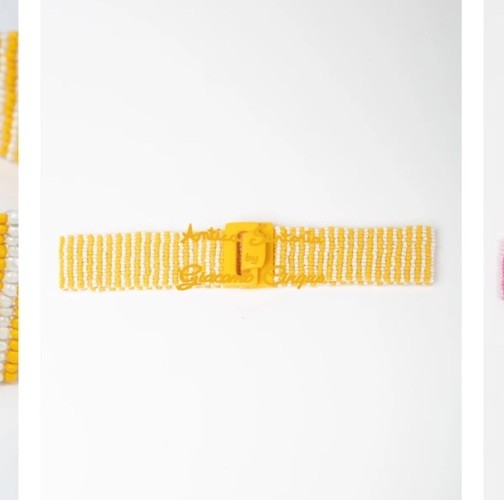 Antica Sartoria 2025 Expandable Yellow Belt Nwt O/S Great Fit