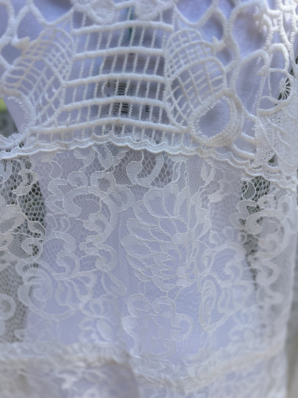 Antica Sartoria 2024 White Lace Knitted Kaftan Mumu Gorgeous NWT O/S