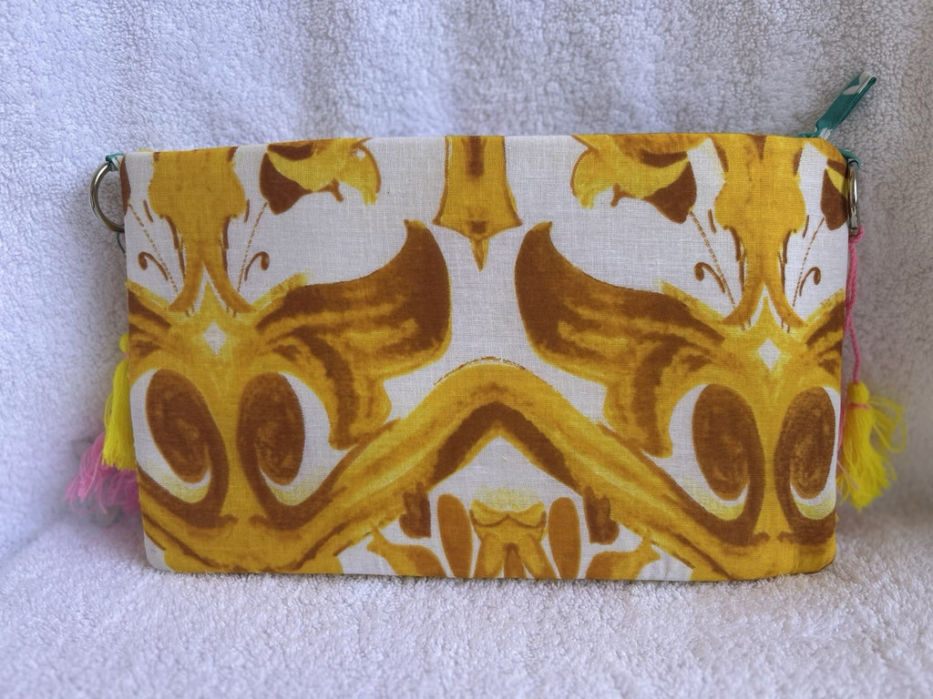 ANTICA SARTORIA 2025 EYE BAG CLUTCH YELLOW NWT PRETTY