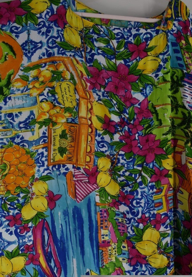 ANTICA SARTORIA 2024 CITY BY THE SEA LONG MUMU/KAFTAN/DRESS NWT L/XL TO XXL