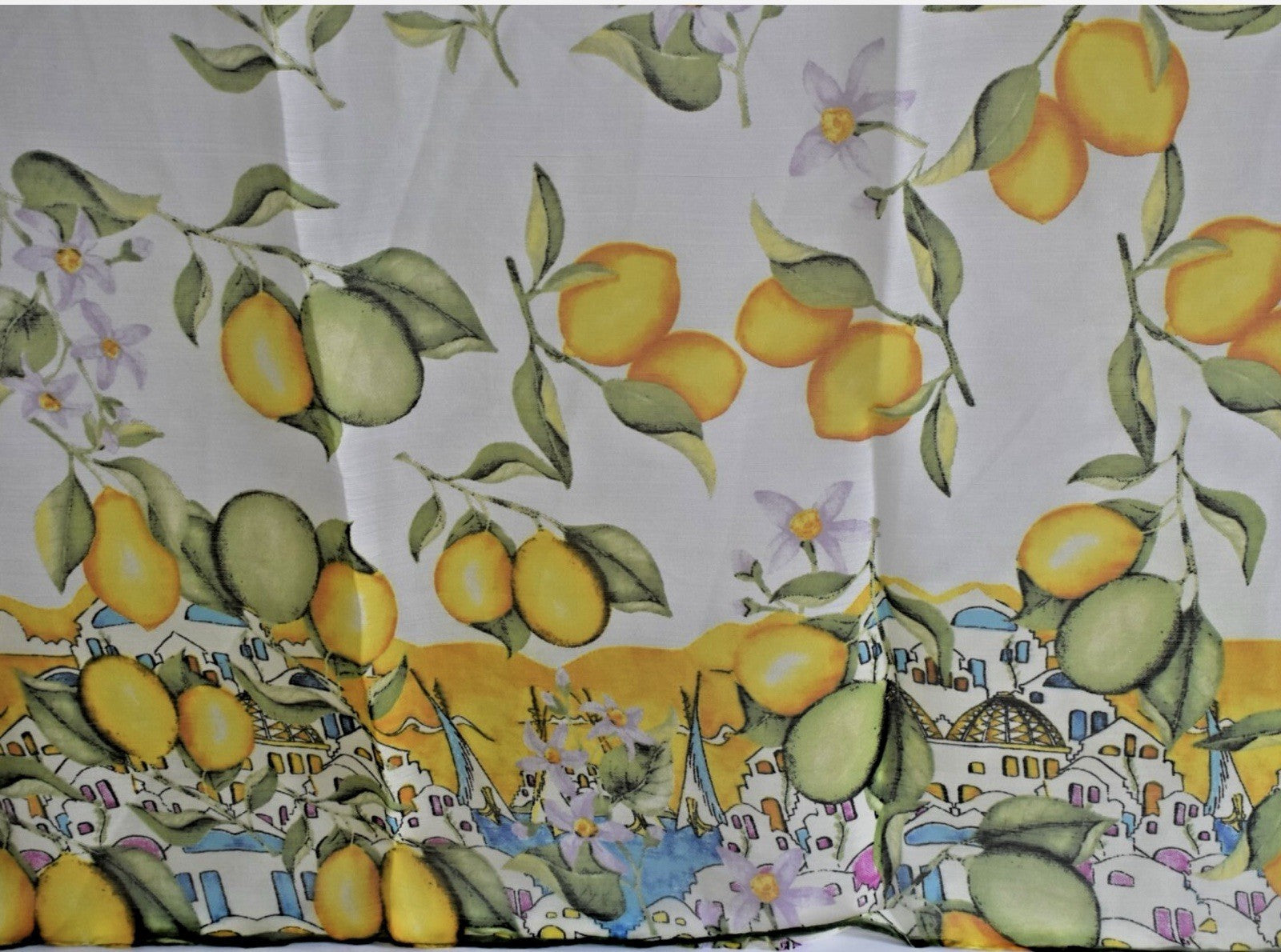 Antica Sartoria Lemon 🍋 & Positano Polychifon Scarf Sarong 40 X 70 NWT