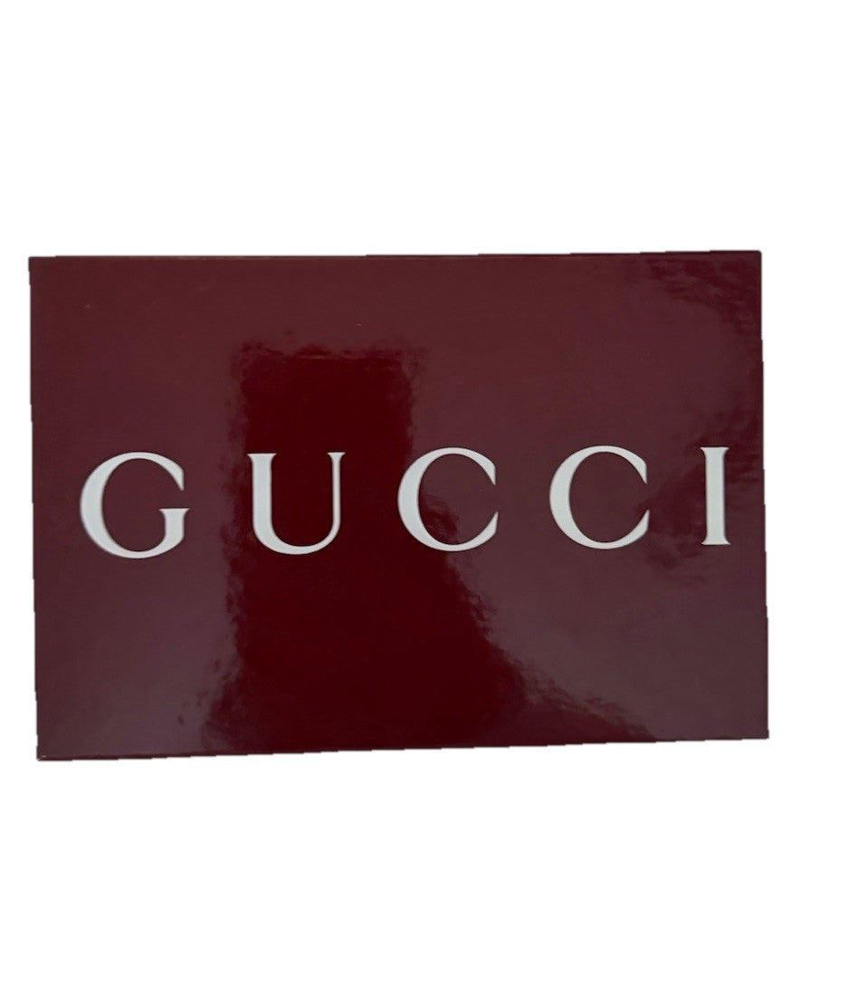 Gucci Zip Key Pouch Leather Fabric Pink New In Box