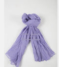 ANTICA SARTORIA 2025 LAVENDER PURPLE COTTON SCARF  40x70