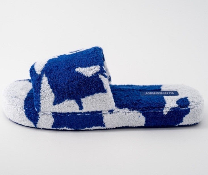 BURBERRY Snug Soft Cotton Towelling Slippers, NWT Size 6.5 runs big