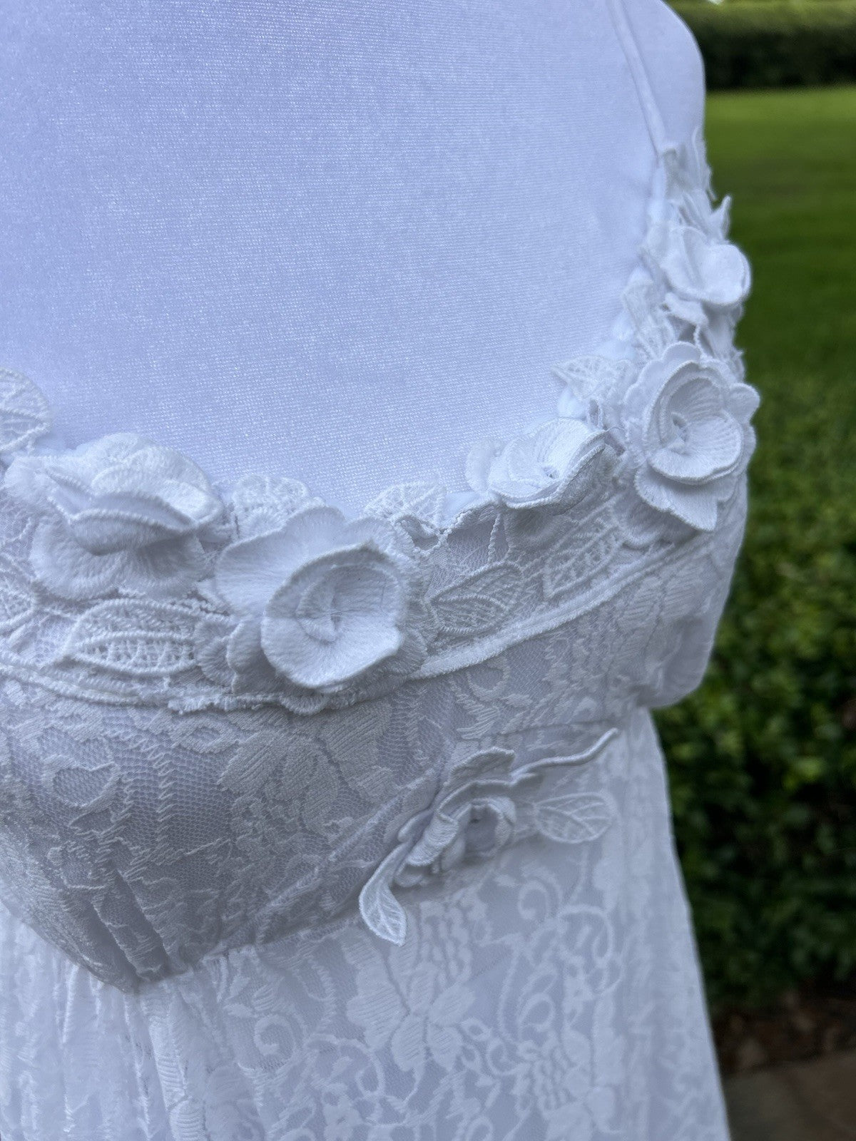 Antica Sartoria 2024 Beautiful White Lace Dress And Skirt NWT O/S