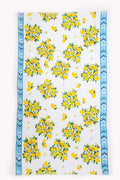 Antica Sartoria 2024 White & Blue Cotton Scarf NWT